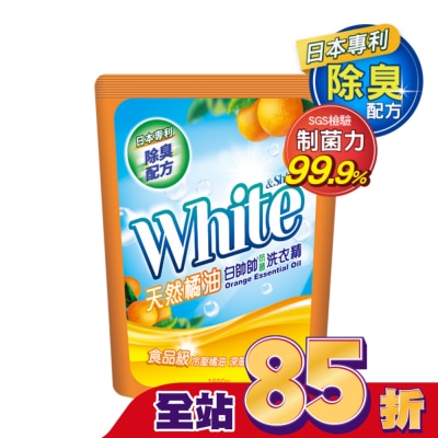 白帥帥 白帥帥天然橘油抗菌洗衣精補充包1650g