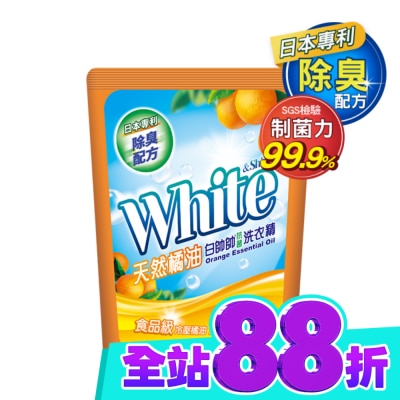 白帥帥 白帥帥天然橘油抗菌洗衣精補充包1650g image