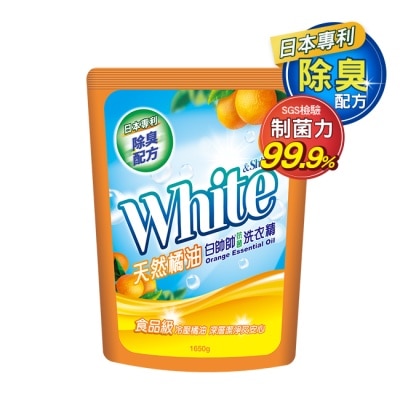 白帥帥 白帥帥天然橘油抗菌洗衣精補充包1650g