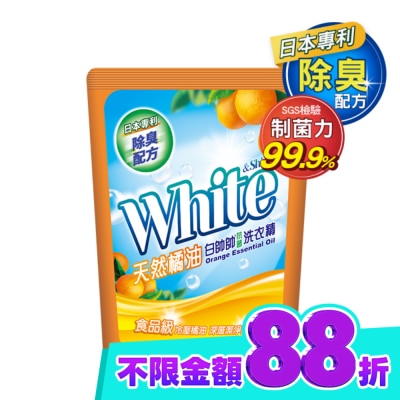 白帥帥 白帥帥天然橘油抗菌洗衣精補充包1650g image