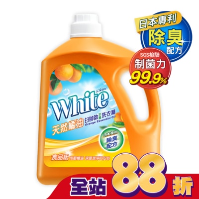 白帥帥 - 白帥帥天然橘油抗菌洗衣精3150g