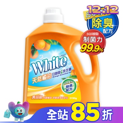 白帥帥 白帥帥天然橘油抗菌洗衣精3150g