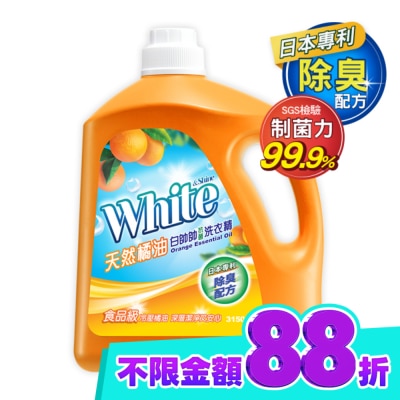 白帥帥 白帥帥天然橘油抗菌洗衣精3150g image