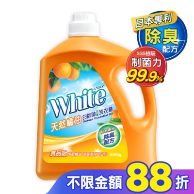 白帥帥 白帥帥天然橘油抗菌洗衣精3150g