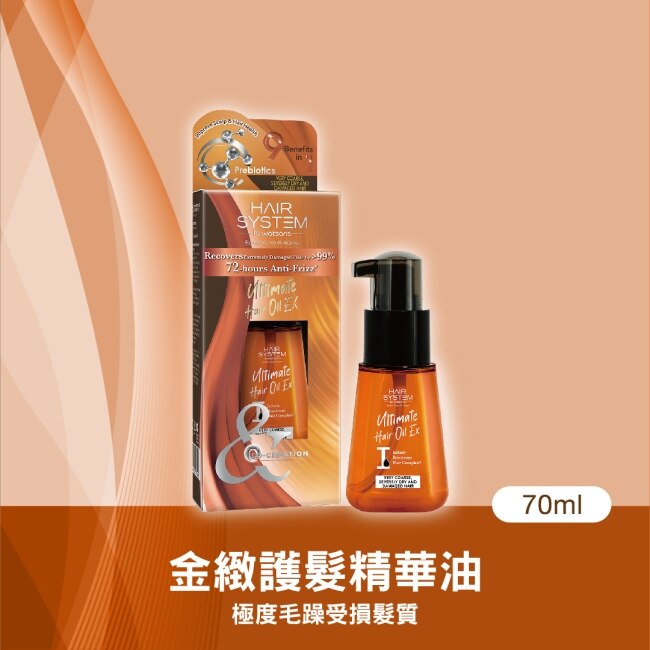 Hair System 金緻護髮精華油(極度毛躁受損髮質)