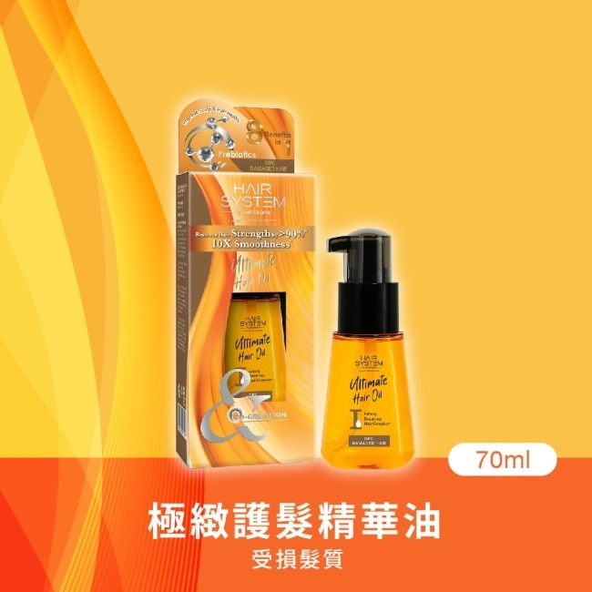 Hair System 極緻護髮精華油(受損髮質)70ml image