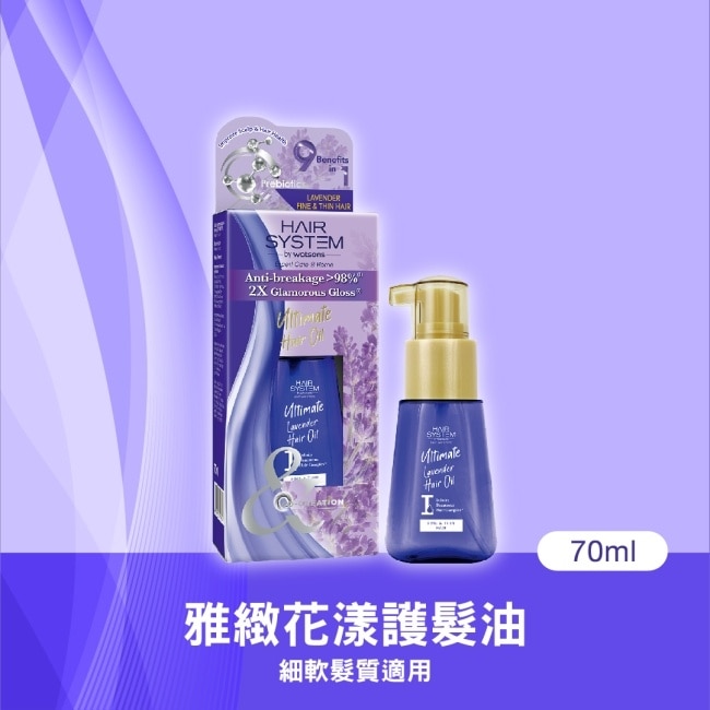 Hair System 雅緻花漾護髮油(細軟髮質適用)70ml image