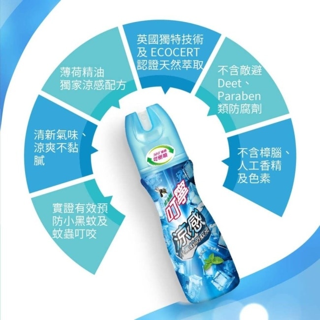 叮寧涼感小黑蚊防蚊液90ml