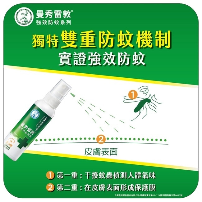 曼秀雷敦強效防蚊噴霧60ml