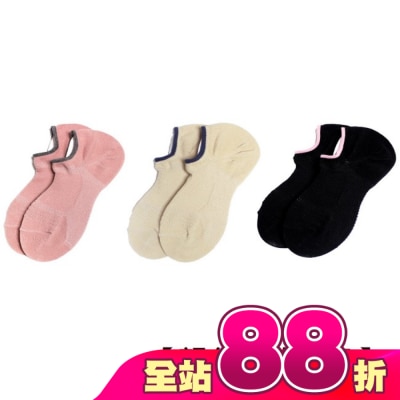 Miine - Minne足弓支撐透氣船襪DP21040M(顏色隨機出貨)