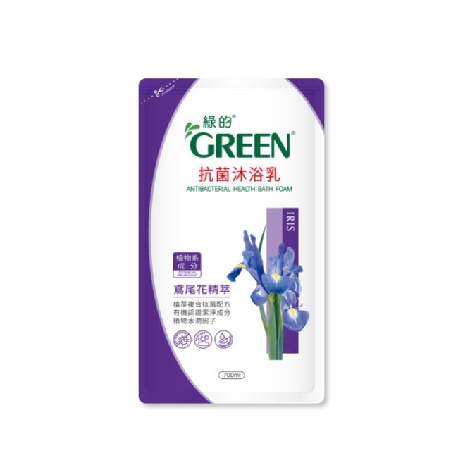 綠的抗菌沐浴乳鳶尾花精油-補充包700ml image
