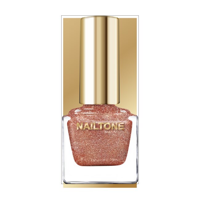 NAILTONE 持久引力指甲油 (金澄碎鑽) (10mL)