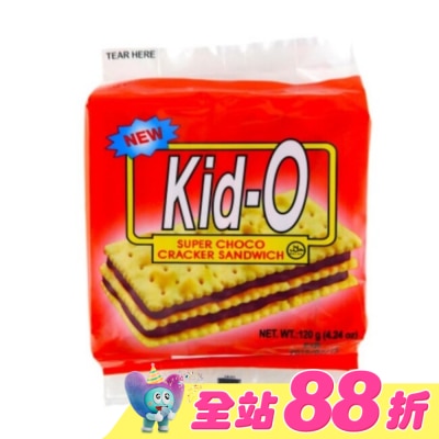 KIDO - Kid-O三明治餅乾(巧克力口味)17g*8入