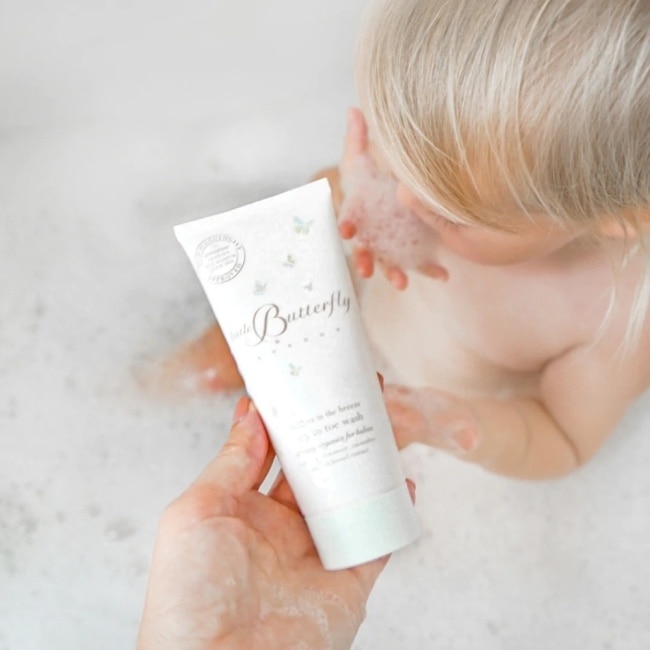 倫敦小蝴蝶 微風泡沫-寶寶洗髮沐浴露100ml(二合一)