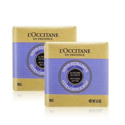 L’OCCITANE 歐舒丹 L’OCCITANE 歐舒丹 乳油木薰衣草皂(100g)X2-專櫃公司貨