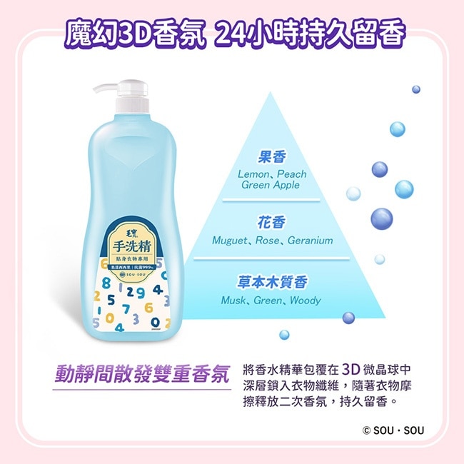 毛寶貼身衣物手洗精1000g image