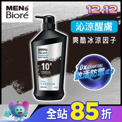 MEN'S Biore 花王男性 MENS Biore 沁涼醒膚沐浴精750g