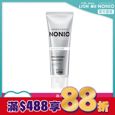 LION 獅王 日本獅王NONIO終結口氣牙膏晶燦亮白130g