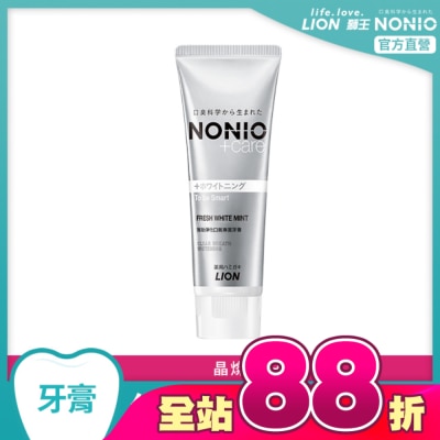 LION 獅王 - 日本獅王NONIO終結口氣牙膏晶燦亮白130g