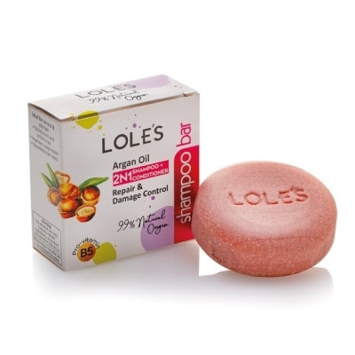 LOLES LOLE’S 專業頂級摩洛哥堅果油2合1洗髮潤髮餅 100g