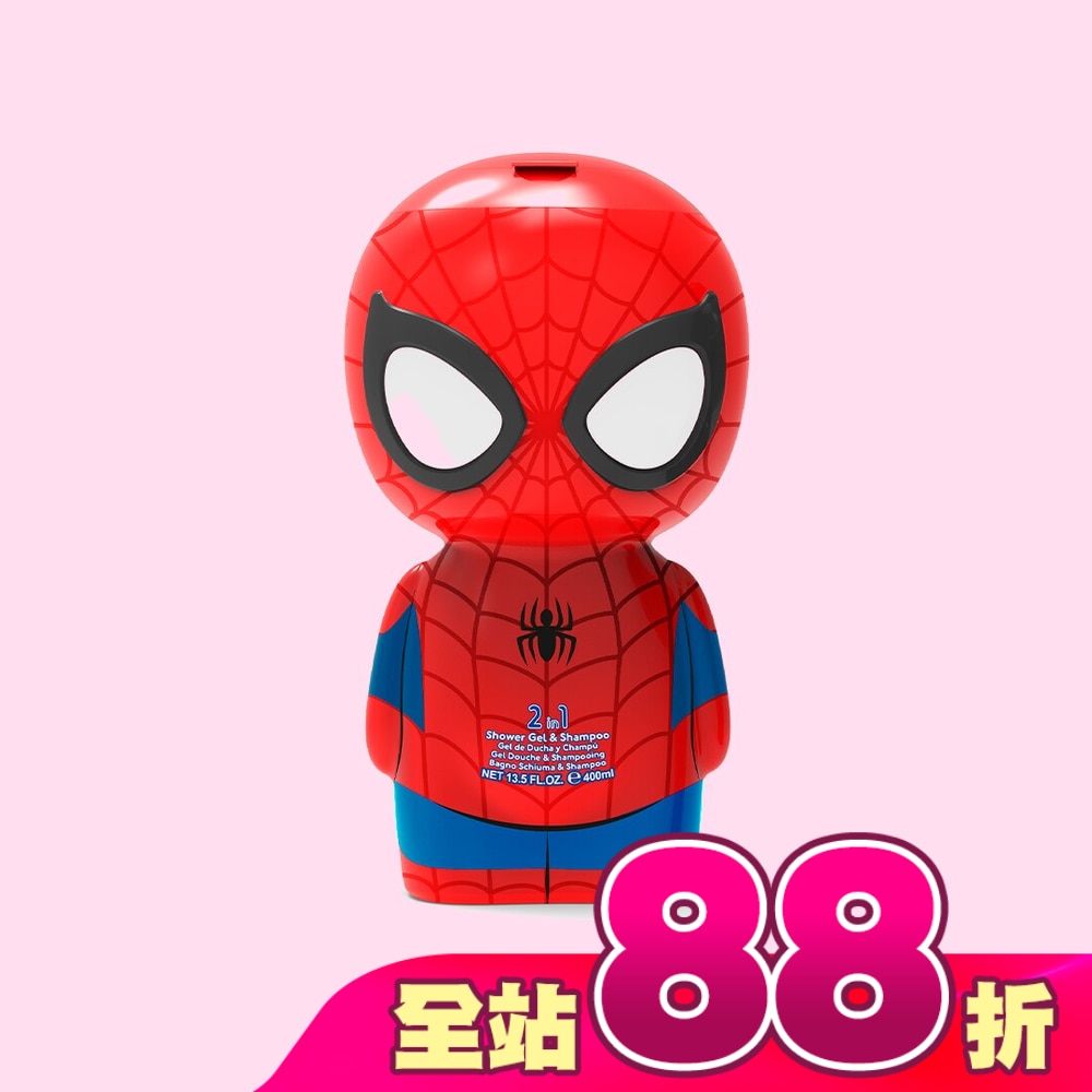 SPIDERMAN蜘蛛人限定版2合1沐浴洗髮精 400ml