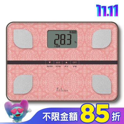 TANITA TANITA四合一體組成計FS-103粉紅
