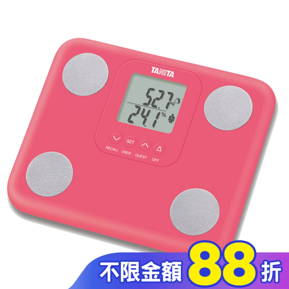 TANITA 九合一體組成計BC-730WH/PK(白色/粉色)