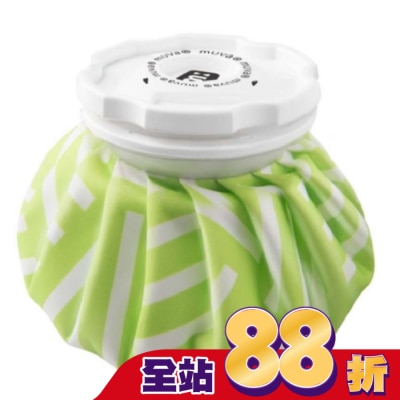 MUVA - muva大口徑冰熱雙效水袋-9吋 (綠格)