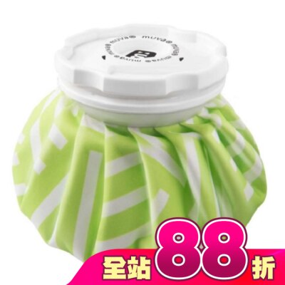 MUVA - muva大口徑冰熱雙效水袋-9吋 (綠格)
