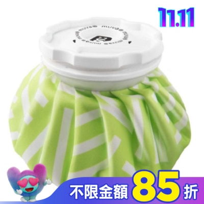 MUVA muva大口徑冰熱雙效水袋-9吋 (綠格)
