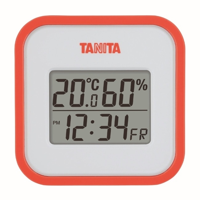 Tanita電子溫濕度計TT-558(橘黃)