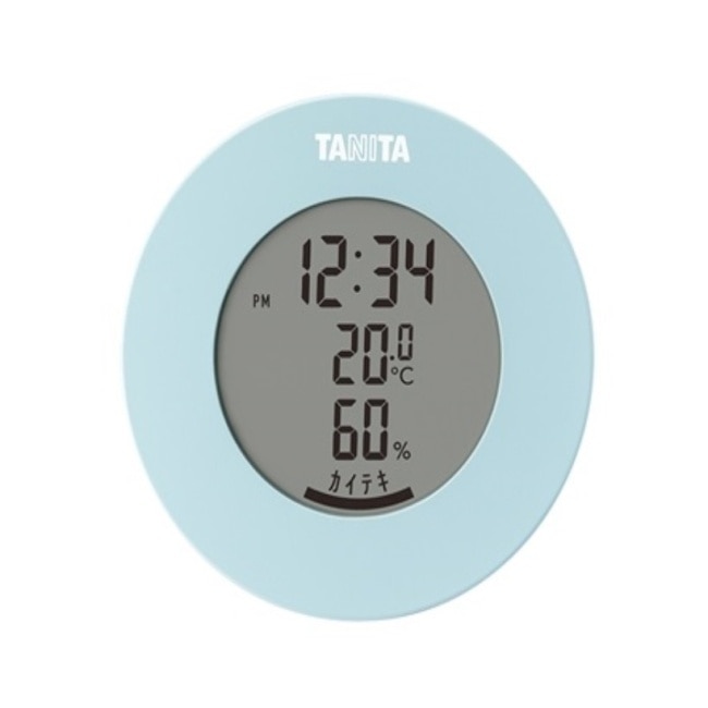 Tanita電子溫濕度計TT-585(粉藍) image