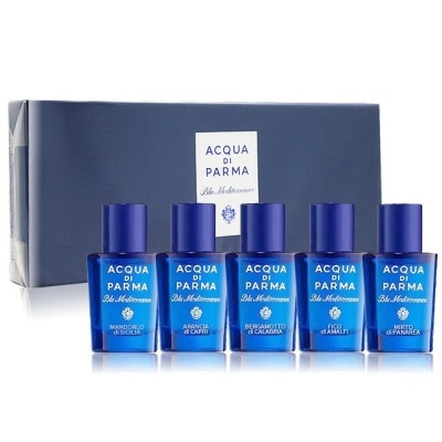 ACQUA DI PARMA Acqua di Parma 帕爾瑪之水 藍色地中海系列香水禮盒(5mlX5)-國際航空版