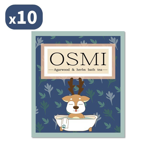 OSMI-木質系草本香調淨身沐浴包15g 10包入/組