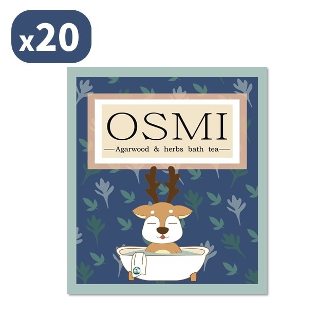 OSMI-木質系草本香調淨身沐浴包15g 20包入/組