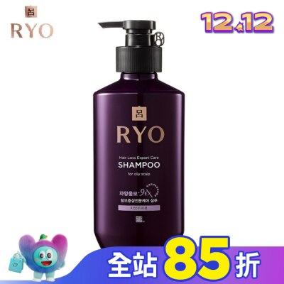 韓國Ryo呂 呂 滋養韌髮洗髮精400ml 油性頭皮適用