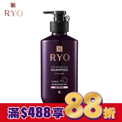 韓國Ryo呂 呂 滋養韌髮洗髮精400ml 中乾性頭皮適用