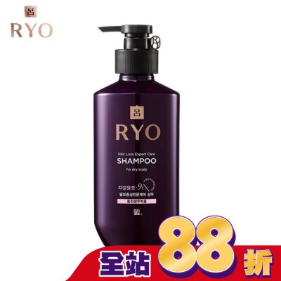 韓國Ryo呂 呂 滋養韌髮洗髮精400ml 中乾性頭皮適用