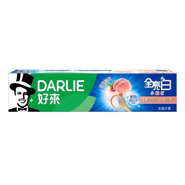 DARLIE好來全亮白密泡小蘇打牙膏-140g (清爽白桃) image