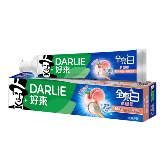 DARLIE好來全亮白密泡小蘇打牙膏-140g (清爽白桃) image