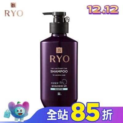 韓國Ryo呂 呂 滋養韌髮洗髮精400ml 敏感性頭皮適用