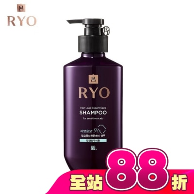 韓國Ryo呂 - 呂 滋養韌髮洗髮精400ml 敏感性頭皮適用