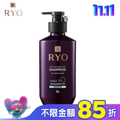 韓國Ryo呂 呂 滋養韌髮洗髮精400ml 敏感性頭皮適用