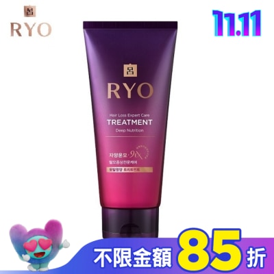 韓國Ryo呂 呂 滋養韌髮瞬護髮膜200ml 滋潤型