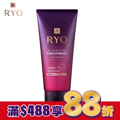 韓國Ryo呂 呂 滋養韌髮瞬護髮膜200ml 滋潤型