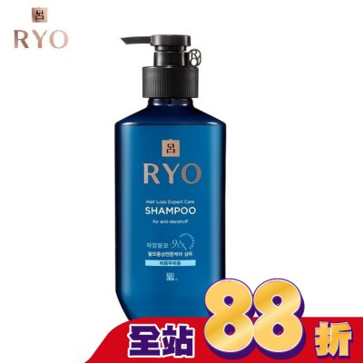 韓國Ryo呂 呂 滋養韌髮洗髮精400ml 去屑專用