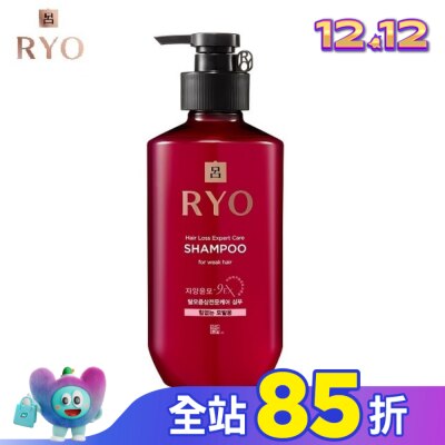 韓國Ryo呂 呂 滋養韌髮洗髮精400ml  扁塌無力髮專用