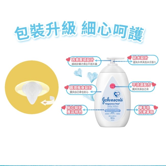 嬌生嬰兒純淨潤膚乳500ml