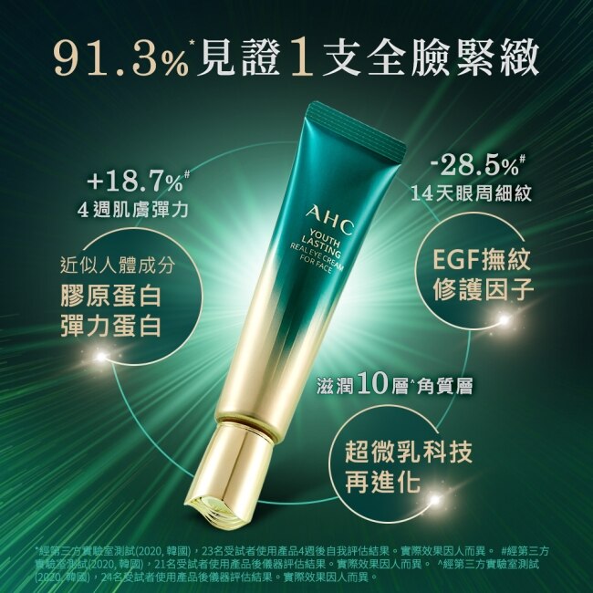 AHC 逆時空EGF超緊緻全臉眼霜30ml