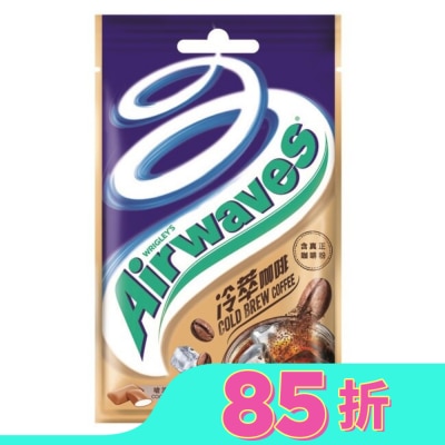 Airwaves Airwaves超涼無糖口香糖-冷萃咖啡口味28g